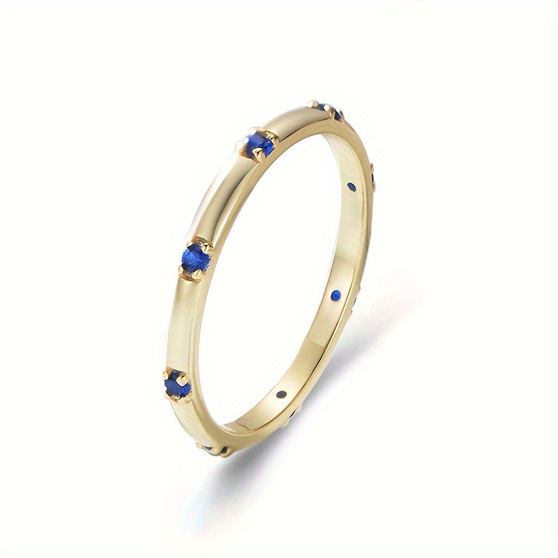 925 Silver Three Round Geometric Ring for Women